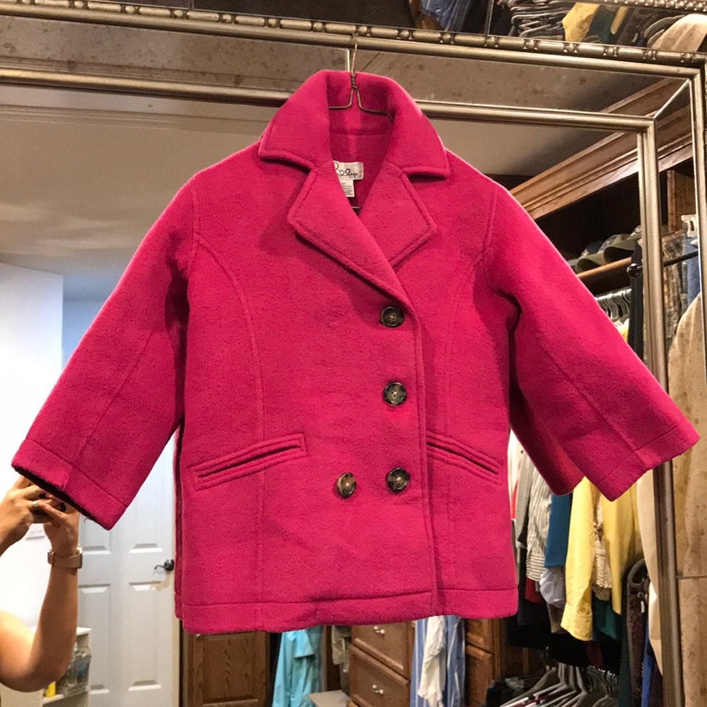 Lilly Pulitzer Wool Pea Coat